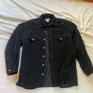 Cherokee Corduroy Jacket - Men’s Medium Black